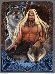 Buff All-Father w Wolf